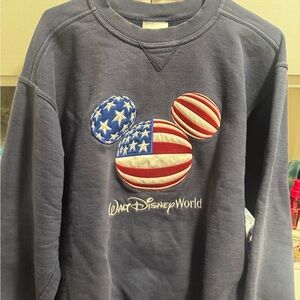 Disney Navy Blue Sweatshirt with Mickey Mouse